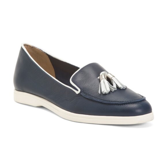 AMALFI Made In Italy Leather Rampichino Flats - Picture 1 of 3